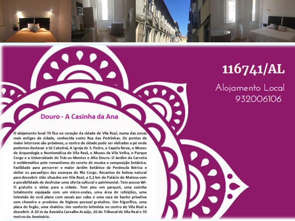 Ferienwohnung Douro - A Casinha Da Ana Vila Real Exterior foto